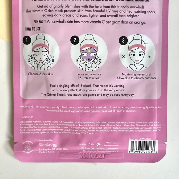 🏷️ the creme shop kawaii Norwhol brightening vitamin C face mask for blemishes - Picture 10 of 10